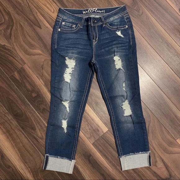Distressed Denim jeans - Wallflower / Eclipse - Picture 1 of 10